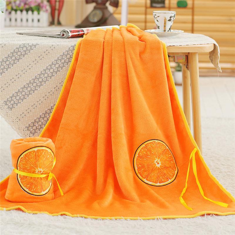 Flannel Fruits Blanket Soft Pineapple Roll Blanket Orange Strawberry Blanket Home Children's Nap Blankets Kids Nursing Shower Quilts
