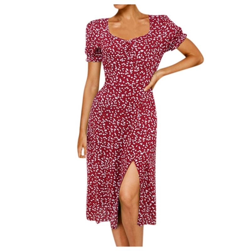 SAGACE Women's summer sundress Dress Women Floral Split dress women party High Waist Slim Mid-Long Short Sleeve beach wear
SAGACE Women's summer sundress Dress Women Floral Split dress women party High Waist Slim Mid-Long Short Sleeve beach wear