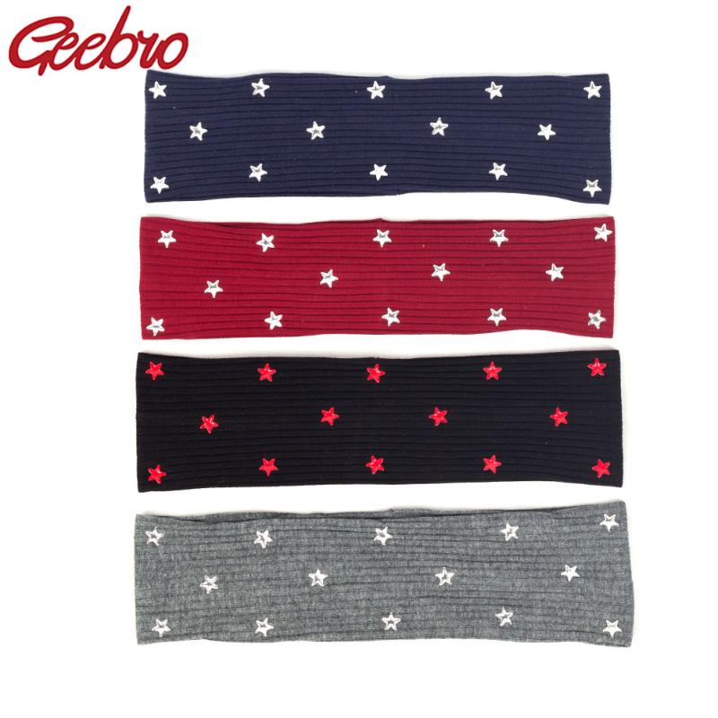 Geebro Popular Woman Star Ribbed Head Bands For Women Ladies Casual Soft Elastic Cotton HeadWrap Hair bands Accessories
Geebro Popular Woman Star Ribbed Head Bands For Women Ladies Casual Soft Elastic Cotton HeadWrap Hair bands Accessories