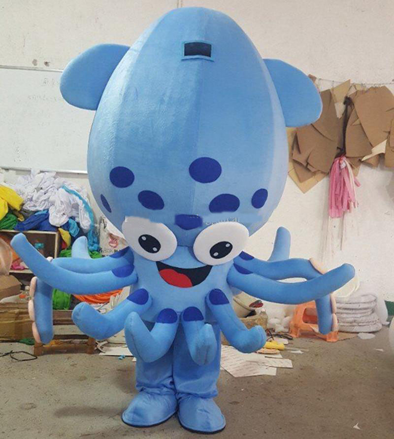 2019 factory hot new Squid cartoon doll clothing fashion doll octopus octopus cartoon doll clothing clothing Marine life mascot