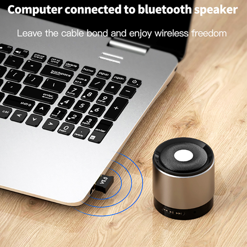 USB Bluetooth 5.0 Adapter Transmitter Bluetooth Receiver Audio Bluetooth Dongle Wireless USB Adapter for Computer PC Laptop