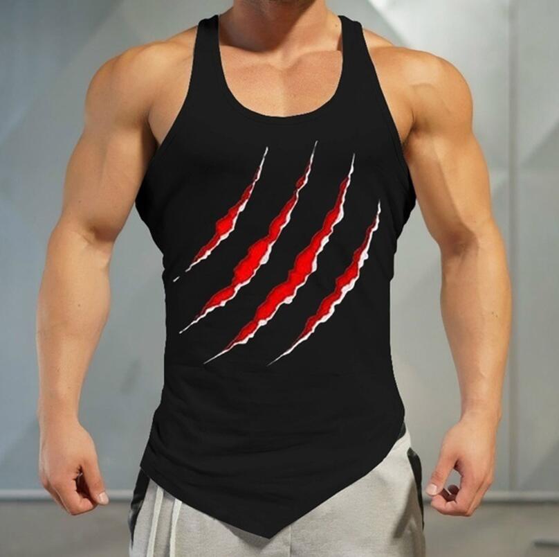 New Arrive Mens Tank Top with Pattern Summer Sport Bodybuilding Slim Gym Clothes Vests Clothing Casual Men's Underwear Tops 3 Colors, Black
New Arrive Mens Tank Top with Pattern Summer Sport Bodybuilding Slim Gym Clothes Vests Clothing Casual Men's Underwear Tops 3 Colors, Black