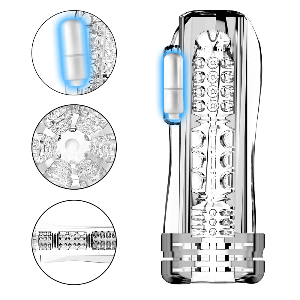 Vibrating Artificial Vagina Deep Throat Oral Sex Toys Men Male Sex Masturbation Toys for Men Masturbation Cup Rubber Vagina Y191010