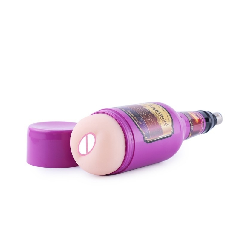 HISMITH Sex Machine Attachment Vagina Anal Male Masturbation Beer Sex Cup for Men Length 26cm Width 7cm Adult Sex Toys Y191011