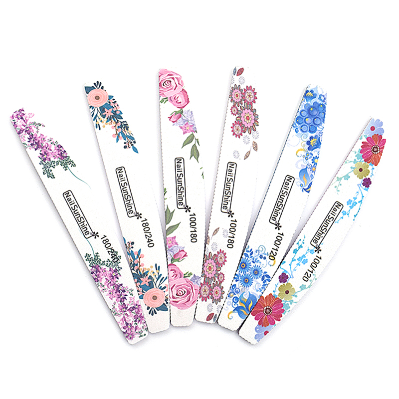 CHNRMJL 6Pcs/lot 100/120/180/240 Professional Nail Art File Flower Pattern Washable Sanding Buffer Block Manicure Pedicure Tools
CHNRMJL 6Pcs/lot 100/120/180/240 Professional Nail Art File Flower Pattern Washable Sanding Buffer Block Manicure Pedicure Tools