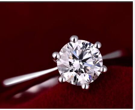 Romantic Wedding Rings Jewelry Cubic Zirconia Ring for Women Men 925 Sterling Silver Rings Accessories