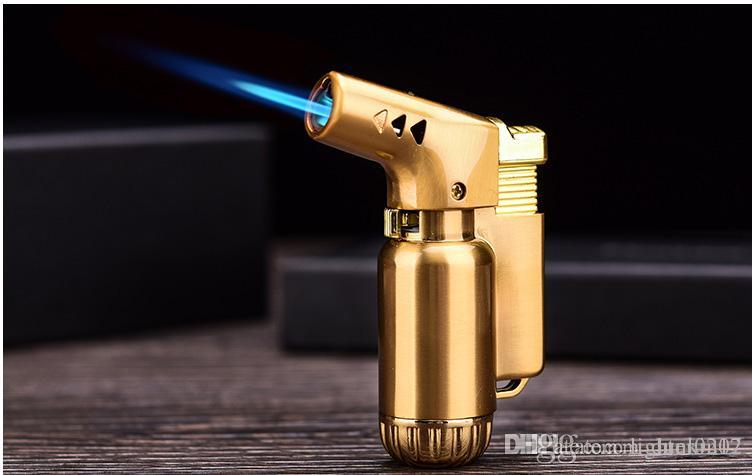 MINI metal gas jet flame kitchen torchs Butane Refillable Micro Culinary Torchs Windproof Cigarette Lighter torch W260202