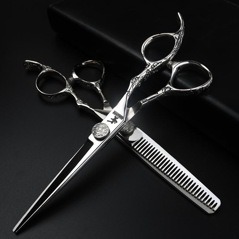 Combination of scissors and cutting scissors 6-inch hair refinement Hairdressing Hairdressing tools 17.5cm set
Combination of scissors and cutting scissors 6-inch hair refinement Hairdressing Hairdressing tools 17.5cm set