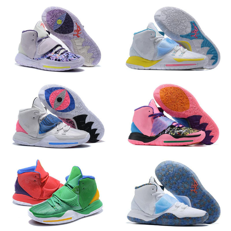 Kyrie 6 VI United States Clear blue Year Pink Basketball Shoes Pre Heat LA Scarab For Men Women Sports Sneakers
Kyrie 6 VI United States Clear blue Year Pink Basketball Shoes Pre Heat LA Scarab For Men Women Sports Sneakers