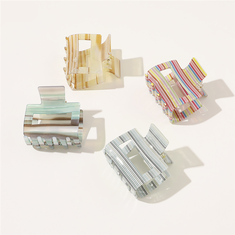 New Acetate Acrylic Geometric Hairpins For Women Girls Rectangle Heart Square Hair Clips Crab Hair Accessories
New Acetate Acrylic Geometric Hairpins For Women Girls Rectangle Heart Square Hair Clips Crab Hair Accessories