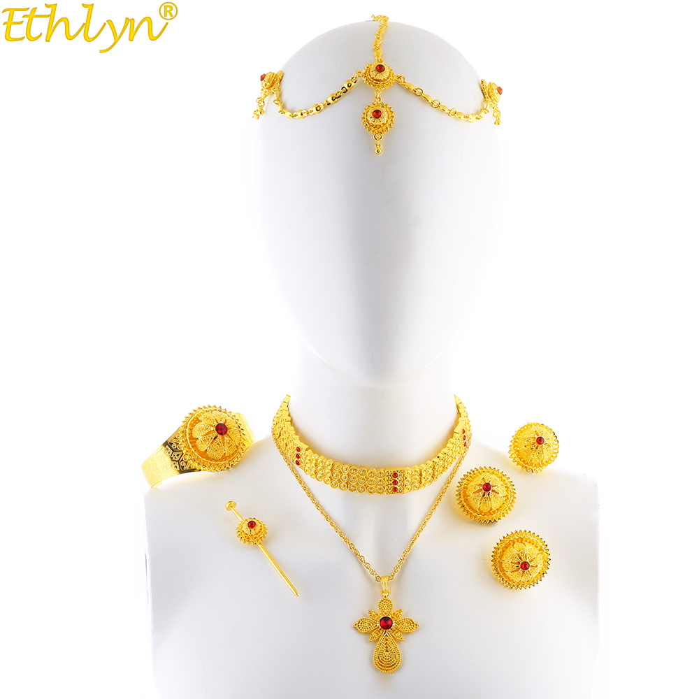 Ethlyn Jewelry New Gold Color Luxury Ethiopian Eritrean Rhinestone Cross Pendant Wedding Choker Jewelry Sets Habesha Gifts S205 C18122701, Silver
Ethlyn Jewelry New Gold Color Luxury Ethiopian Eritrean Rhinestone Cross Pendant Wedding Choker Jewelry Sets Habesha Gifts S205 C18122701, Silver