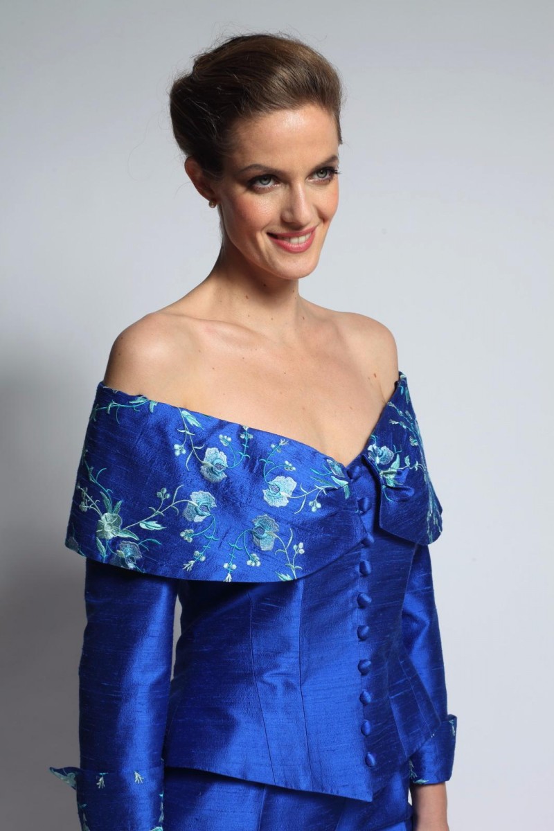 Royal Blue Pants Suit Mother Of The Bride Dresses Long Sleeve Appliques Evening Prom Dress Chic Backless Wedding Guest Gowns Plus Size