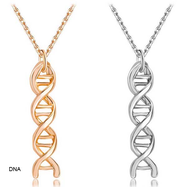 JRL New Design Silver Gold DNA Double Helical Structure Pendant Necklace Pendant Chains Fashion Jewelry for Women Gift KKA6208
JRL New Design Silver Gold DNA Double Helical Structure Pendant Necklace Pendant Chains Fashion Jewelry for Women Gift KKA6208