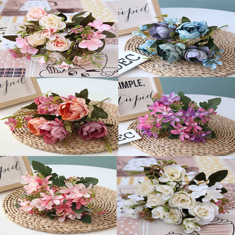 Cheap bunch of 5 sticks 20 lovely silk peony roses artificial decoration flowers wedding flowers bouquet home table decoration
Cheap bunch of 5 sticks 20 lovely silk peony roses artificial decoration flowers wedding flowers bouquet home table decoration