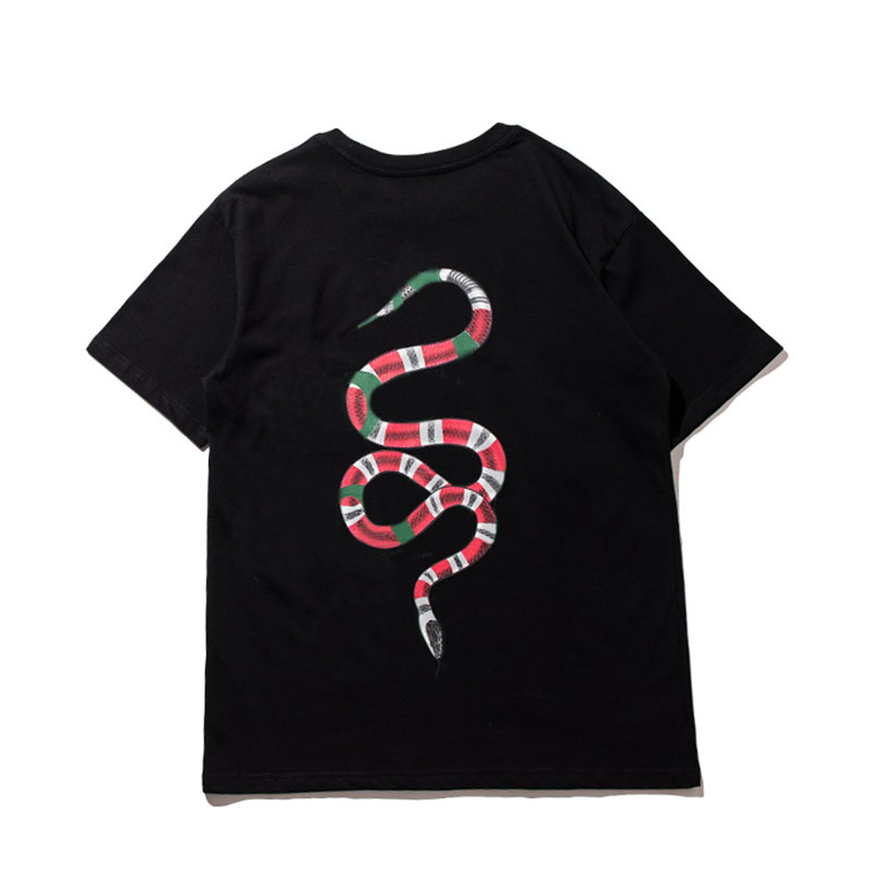 Men Clothing Summer Mens T-shirts Fashion Snake Printed Tee Cool Short Sleeved Crew Neck Tees Man Women White Black Tops, White+machine
Men Clothing Summer Mens T-shirts Fashion Snake Printed Tee Cool Short Sleeved Crew Neck Tees Man Women White Black Tops, White+machine