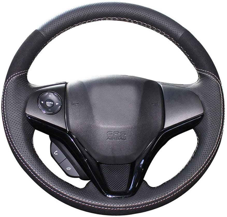 DIY Genuine Leather Steering Wheel Cover for Honda Vezel 14-18 HR-V HRV Fit Jazz 2015-2018
DIY Genuine Leather Steering Wheel Cover for Honda Vezel 14-18 HR-V HRV Fit Jazz 2015-2018