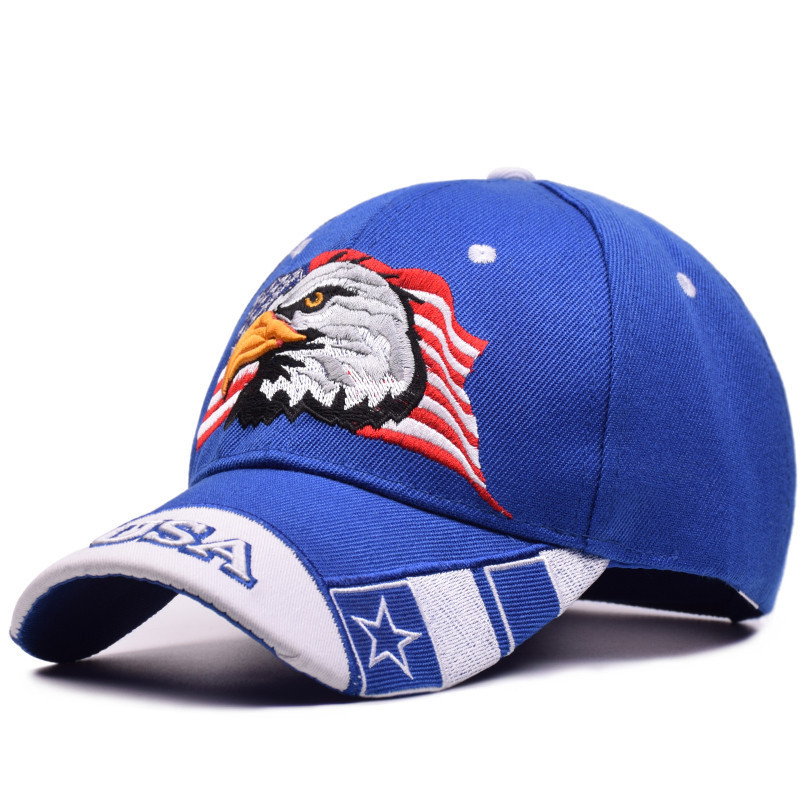 2018 Spring summer baseball caps for men outdoor sun hat women embroidery Eagle USA sports hats curved casquette cap