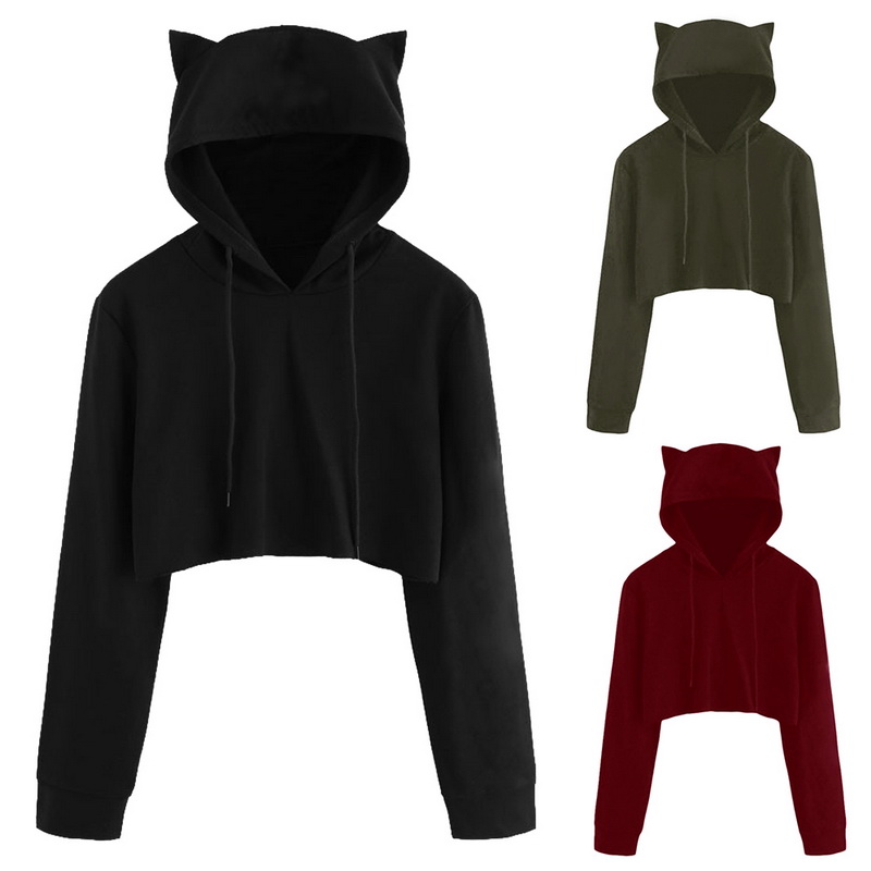 2020 New Autumn Hoodies Running Sweatshirt Women Black Long Sleeve Crop Top Drawstring Short Tank Tops Sport T-shirt, Green
2020 New Autumn Hoodies Running Sweatshirt Women Black Long Sleeve Crop Top Drawstring Short Tank Tops Sport T-shirt, Green
