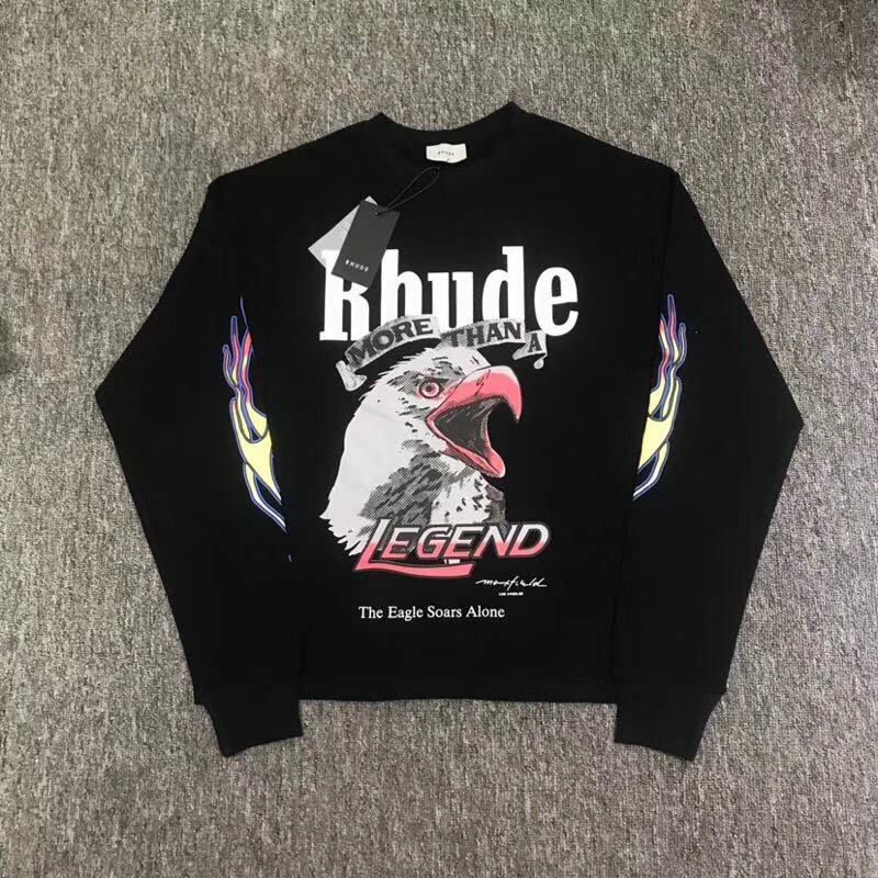 Long Sleeve La Oversize T-shirt Men Women Fashion Rhude X Maxfield T T-shirt Street Wear Cotton T Shirts SH190823, Black
Long Sleeve La Oversize T-shirt Men Women Fashion Rhude X Maxfield T T-shirt Street Wear Cotton T Shirts SH190823, Black