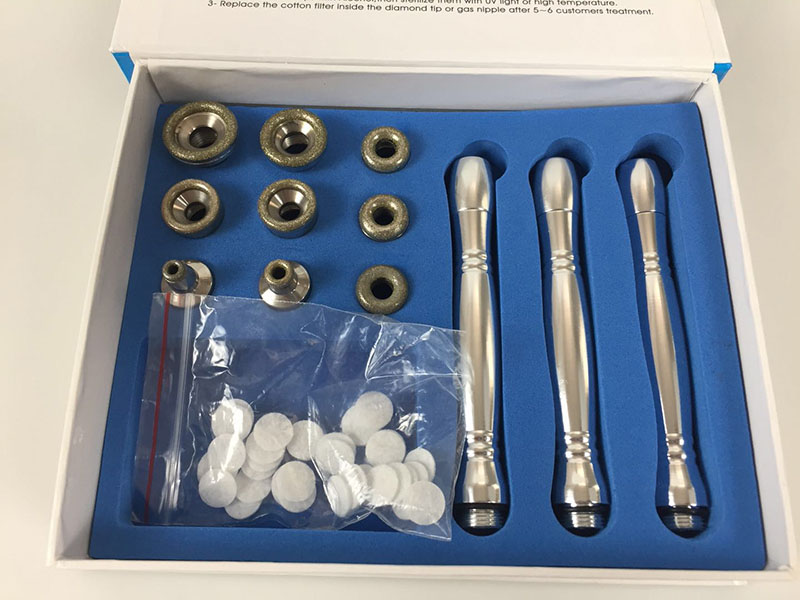 Diamant Dermabrasion Pièces Microdermabrasion Visage Peeling Conseils De Remplacement Soins Du Visage Beauté Dispositif 9 Conseils 3 Baguettes