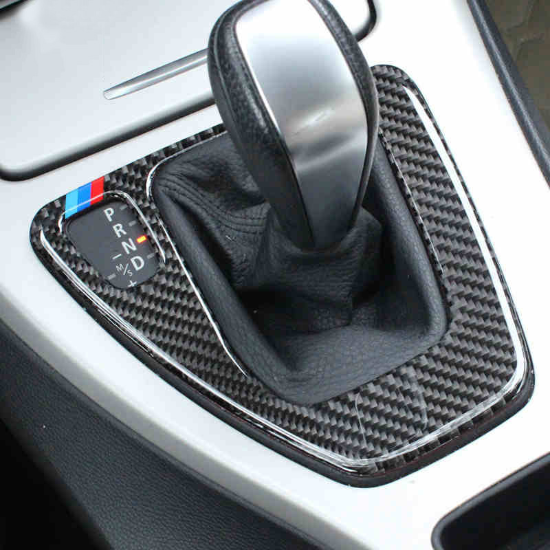 Carbon Fiber For BMW 3 Series E90 E92 E93 Interior Gearshift Air Conditioning CD Panel Door Armrest Cover Trim Sticker Car Accessories