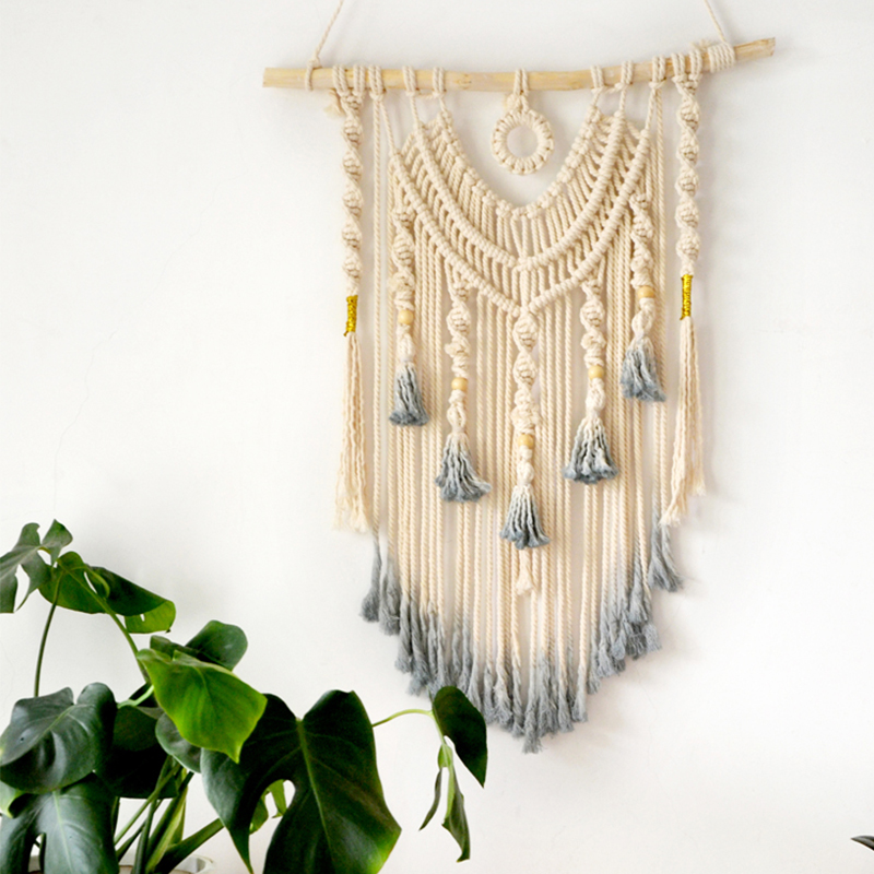 Woven Wall Hanging Macrame dream catcher Wall Hanging Large Above Bed Decor Neutral Boho Home DecorTapestry