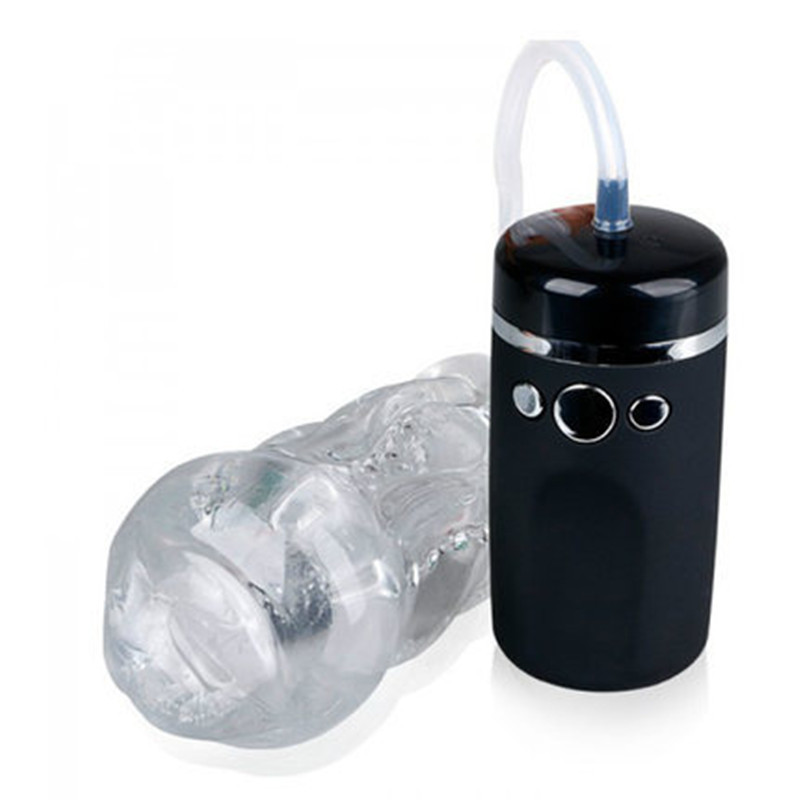 Usb Rechargeable Strong Suck Machine Oral Sex Male Masturbator Cup, Electric Blowjob Vibrating Pocket Pussy Sex Toy For Men C19012201