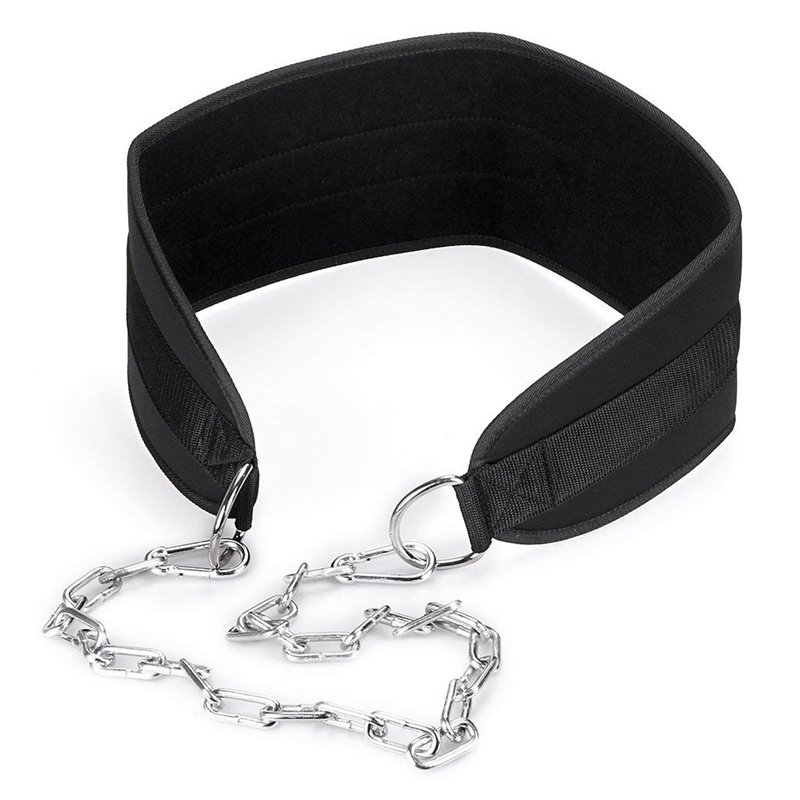 Fitness Equipments Dip Belt Weight Lifting Gym Body Waist Strength Training Power Building Dipping Chain Pull Up