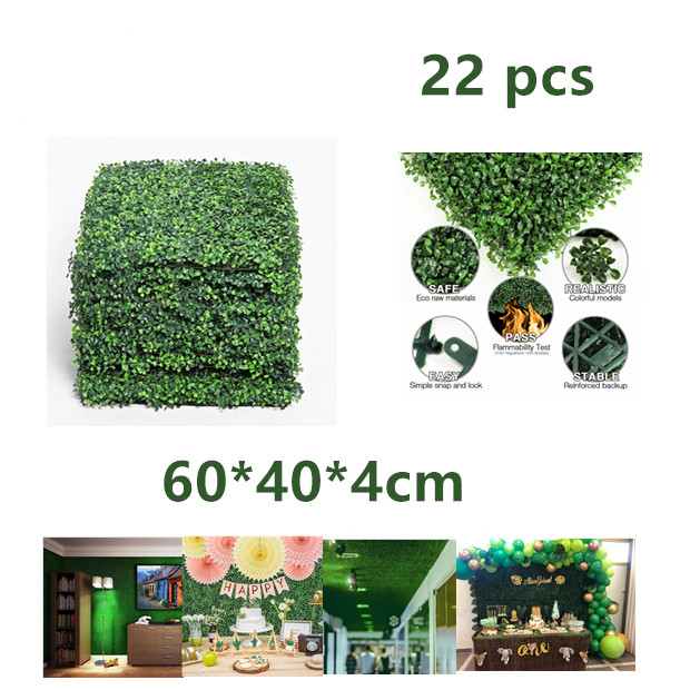 22PCS Emulational Artificial Ivy Leaf Plastic Garden lawn grass 60 * 40 cm artificial grass miniature party decoration Wall Back, Milky white
22PCS Emulational Artificial Ivy Leaf Plastic Garden lawn grass 60 * 40 cm artificial grass miniature party decoration Wall Back, Milky white