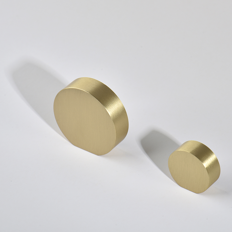 Semicircular solid simple drawer knob furniture cabinet knob hardware wardrobe shoe door single hole handle closet cone pull