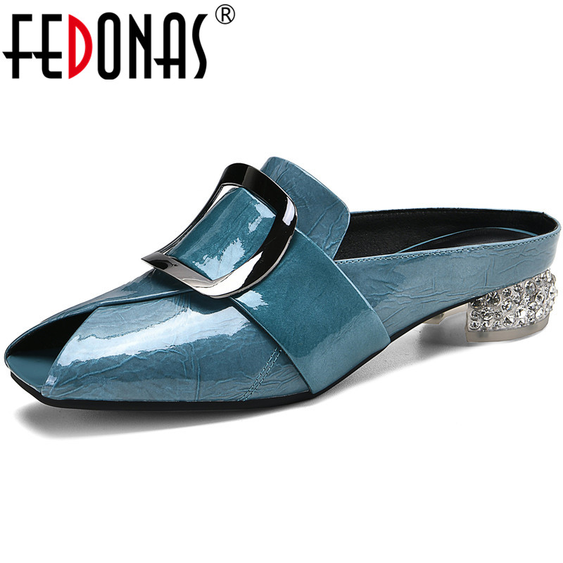 FEDONAS Fashion Metal Decoration Women Sandals Genuine Leather Open-Toed Thick Heels Pumps Working Casual Newest Shoes Woman, White
FEDONAS Fashion Metal Decoration Women Sandals Genuine Leather Open-Toed Thick Heels Pumps Working Casual Newest Shoes Woman, White