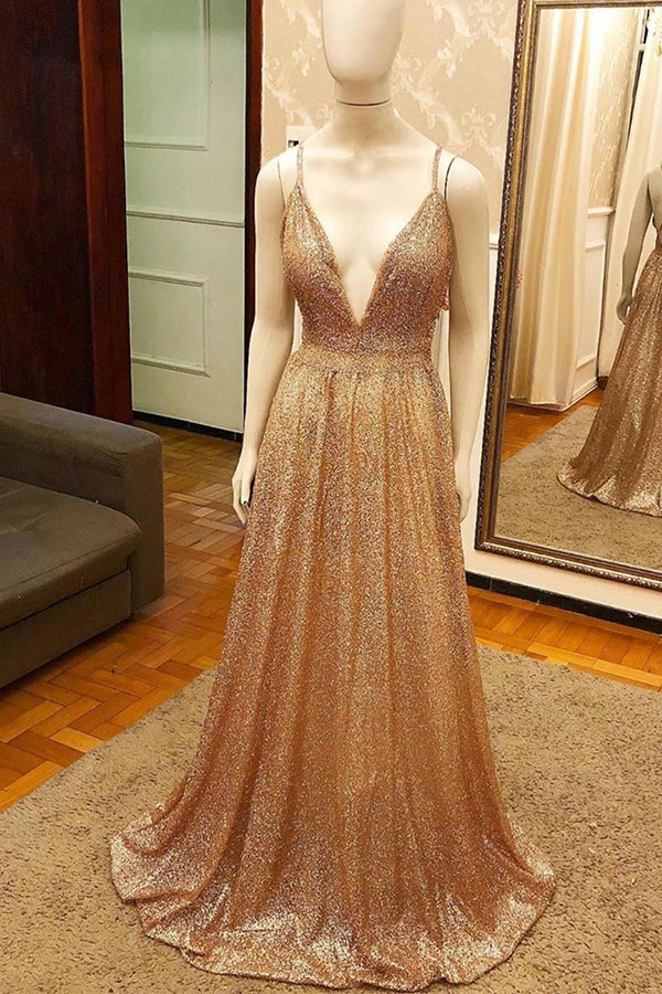 Luxury Gold Sequins Prom Dresses A Line Spaghetti Straps Backless vestido de novia Special Occasion Dresses, Fuchsia
Luxury Gold Sequins Prom Dresses A Line Spaghetti Straps Backless vestido de novia Special Occasion Dresses, Fuchsia