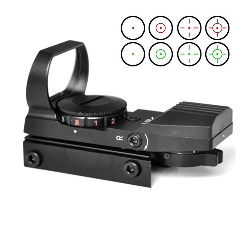 High Quality Aluminum Alloy Hunting Scopes Tactical Red Green Dot Sight With 4 Reticle 5 Brightness Mode 20mm Picatinny Rail Mount.
High Quality Aluminum Alloy Hunting Scopes Tactical Red Green Dot Sight With 4 Reticle 5 Brightness Mode 20mm Picatinny Rail Mount.