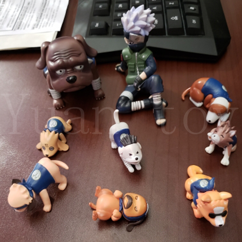 9pcs/lot Shippuden Figure Hatake Kakashi Eight Ren Dogs Action Figure Toy Doll Gift MX200319
9pcs/lot Shippuden Figure Hatake Kakashi Eight Ren Dogs Action Figure Toy Doll Gift MX200319