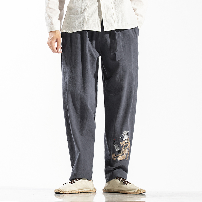 2020 Men Embroidery Harem Pants Fashion Casual Trousers Mens Loose Sweatpants Male New Oversize Vintage Jogging Pants 5XL, Gray
2020 Men Embroidery Harem Pants Fashion Casual Trousers Mens Loose Sweatpants Male New Oversize Vintage Jogging Pants 5XL, Gray