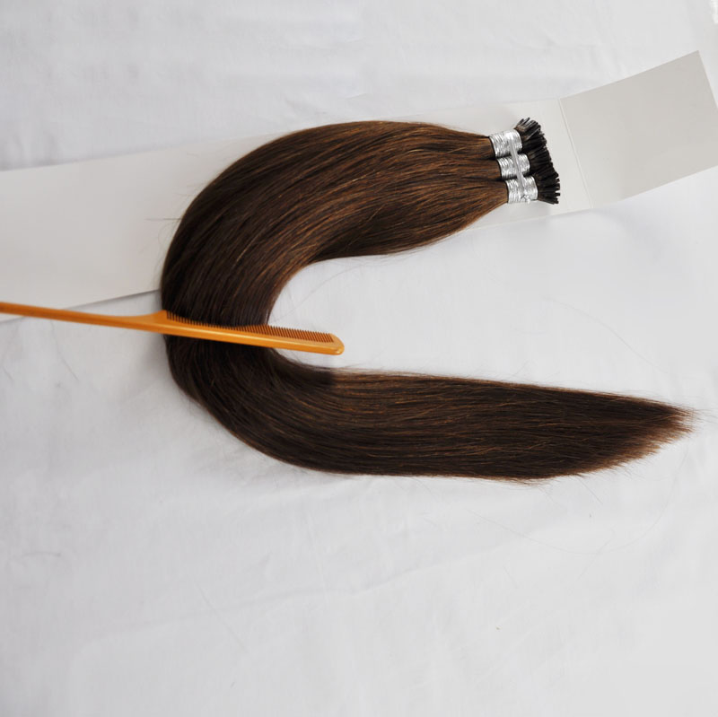 1g strand 100g brazilian itip human prebonded hair extensions virgin non remy human hair brazilian straight dark color keratin hair