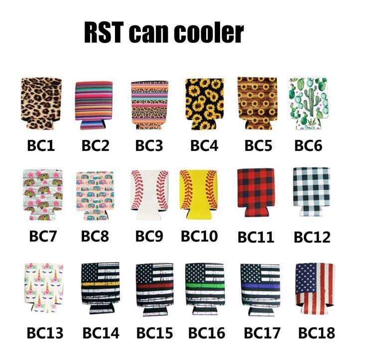 Leopard Bottle Premium Beverage Cactus Sleeve Collapsible Beer Cooler Lxl875 Neoprene Soda Cola Koozies Can Can Slim Insulators ho