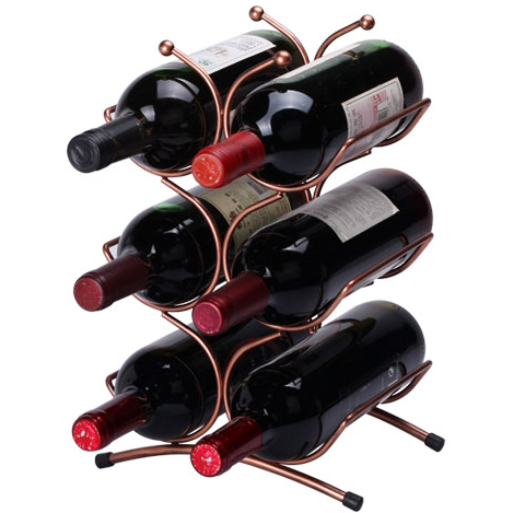 6 Bottles Iron Art Red Wine Rack Cork Container Bottle Holder Kitchen Bar Display Handcraft Wine Stand Decoration Home Supply
6 Bottles Iron Art Red Wine Rack Cork Container Bottle Holder Kitchen Bar Display Handcraft Wine Stand Decoration Home Supply