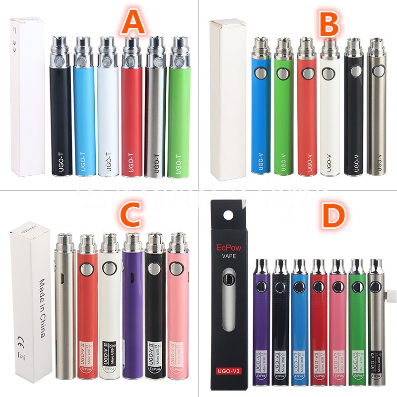 510 Ecig UGO Vape Pen eGo UGO-T Battery eVod UGO-V Vaporizer Micro USB UGO-VII Ecig Adjustable Volt UGO-V3 Preheat Vapes Electronic Cigar
510 Ecig UGO Vape Pen eGo UGO-T Battery eVod UGO-V Vaporizer Micro USB UGO-VII Ecig Adjustable Volt UGO-V3 Preheat Vapes Electronic Cigar
