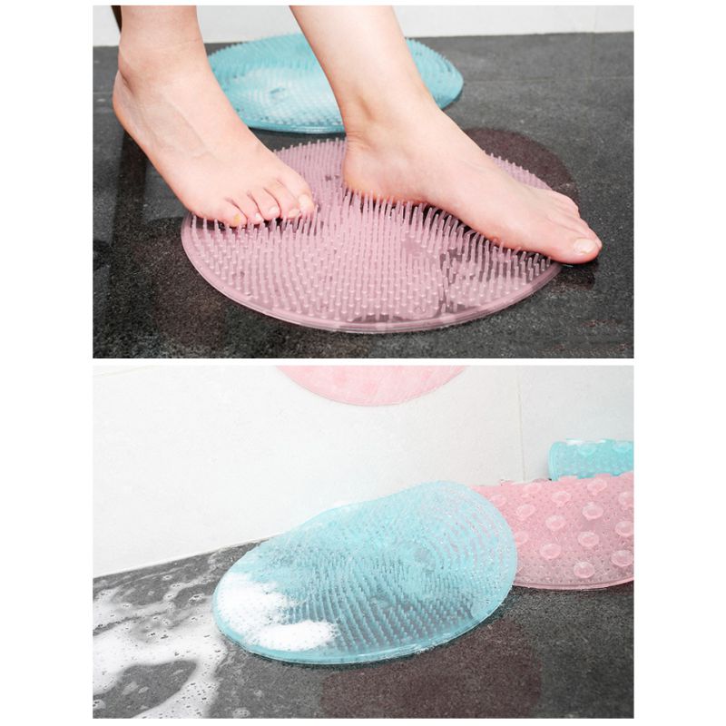 Non-Slip Silicone Mat Bathroom Floor Massage Exfoliation Suction Cups Shower Pad massage shower mat, New
Non-Slip Silicone Mat Bathroom Floor Massage Exfoliation Suction Cups Shower Pad massage shower mat, New