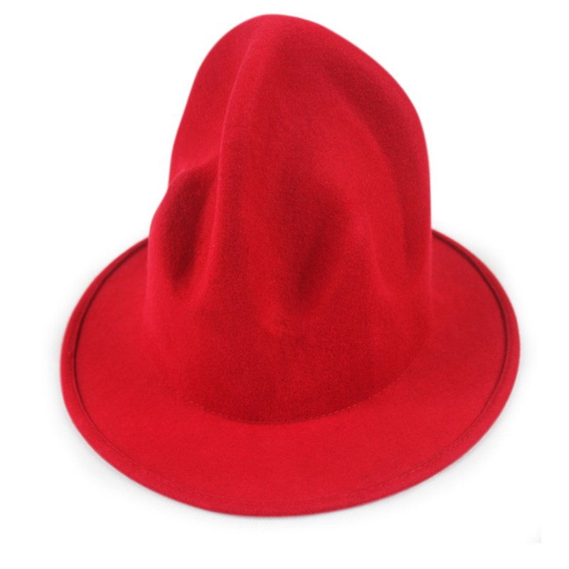 New Fashion Women Men 100% wool Mountain Hat Pharrell Williams Wasten Celebrity Style Party Novelty Buffalo hat