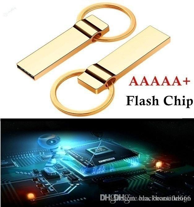 100 Real Capacity Gold 128GB 30 USB Flash Drive Memory Stick Pen Drive