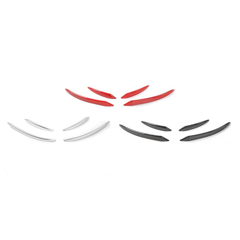 4Color ABS Small Wind Knife Decorative Strip For Ford Mustang 2015+ Car High Quality Exterior Accessories
