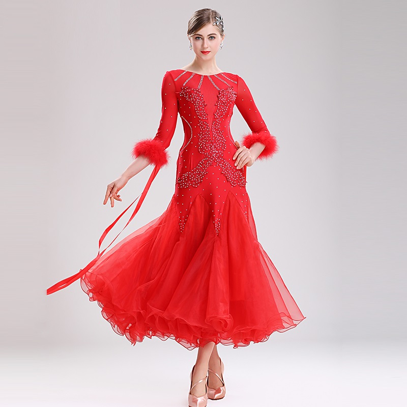 ballroom dance competition dresses waltz dance dress ballroom dress standard wear women costumes feather white
ballroom dance competition dresses waltz dance dress ballroom dress standard wear women costumes feather white