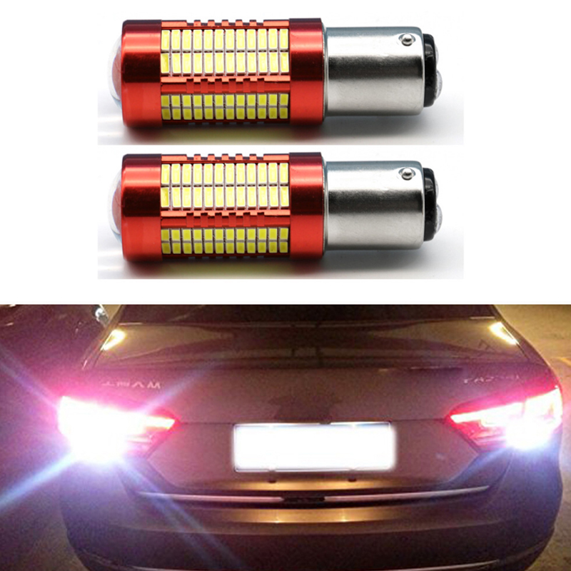 Super Bright White BAY15D Ba15s 1156 1157 S25 106smd 4014 Led P21W 30W LED SMD Backup Reverse Light Brake Light, As pic
Super Bright White BAY15D Ba15s 1156 1157 S25 106smd 4014 Led P21W 30W LED SMD Backup Reverse Light Brake Light, As pic