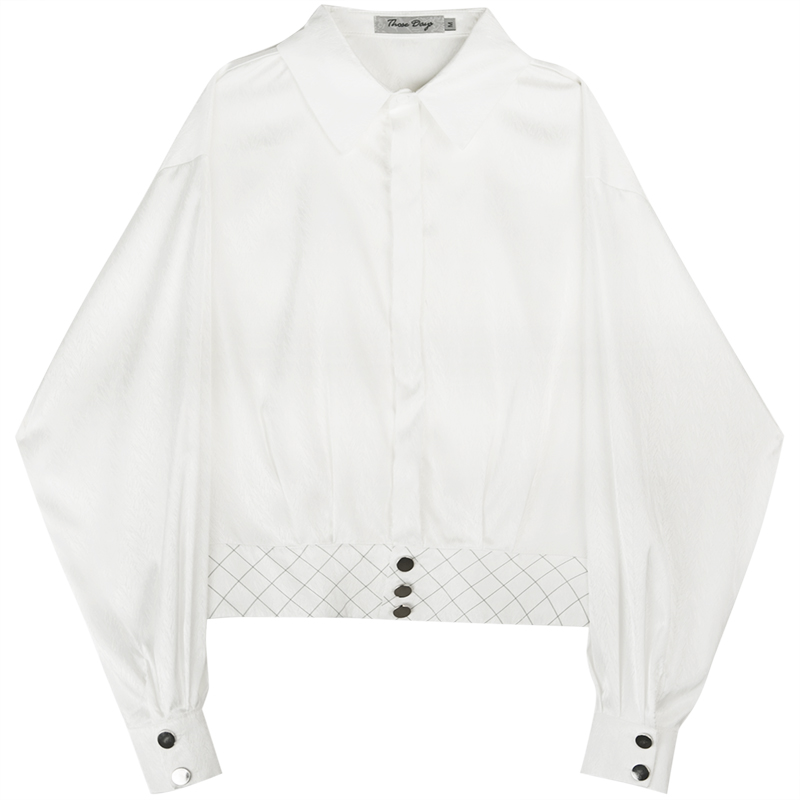 Stage Clothing Men Vintage Fashion Bat Long Sleeve Loose Casual White Shirt Coat Male Streetwear Short Style Party Dress Shirt, C553
Stage Clothing Men Vintage Fashion Bat Long Sleeve Loose Casual White Shirt Coat Male Streetwear Short Style Party Dress Shirt, C553
