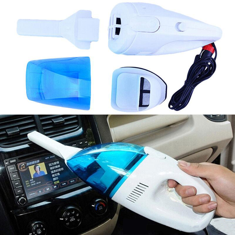 120W DC12V Mini Portable Car Vacuum Cleaner Wet And Dry Dual Purpose Dust Cleaning Tool Vehicle Care For Auto Home Office