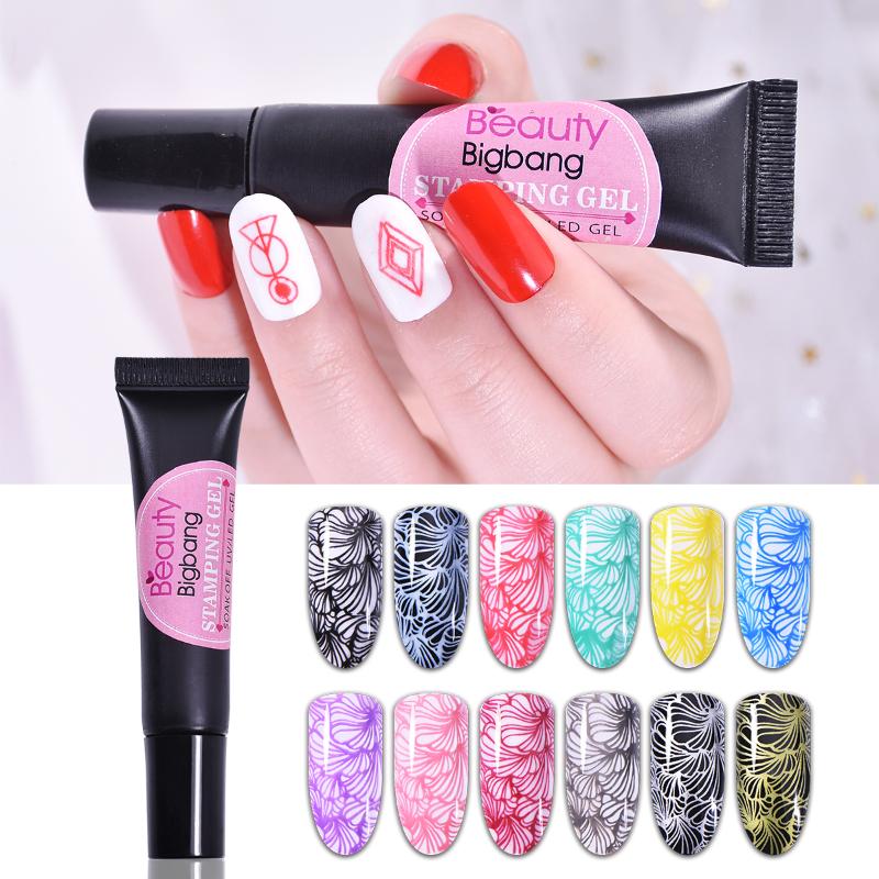 Beautybigbang 8ml 12 Colors Stamping Nail Gel for Nail Stamping Plates UV Gel Polish Soak Off Varnish Printing Art Oil, 10a
Beautybigbang 8ml 12 Colors Stamping Nail Gel for Nail Stamping Plates UV Gel Polish Soak Off Varnish Printing Art Oil, 10a