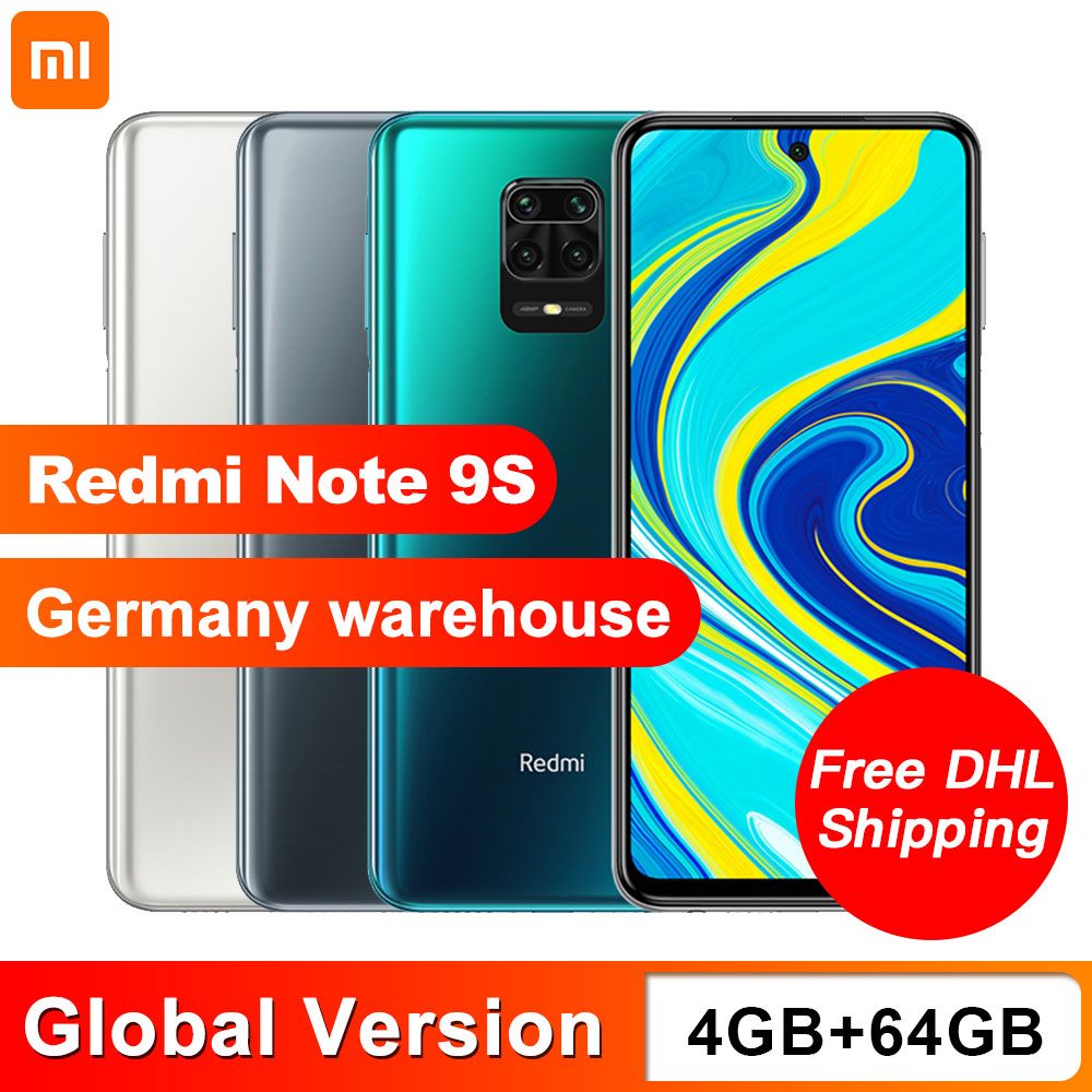 In Stock Global Version Xiaomi Redmi Note 9S 9 S 4GB 64GB Smartphone Snapdragon 720G Octa Core 48MP AI Quad Camera 5020mAh 6.67
In Stock Global Version Xiaomi Redmi Note 9S 9 S 4GB 64GB Smartphone Snapdragon 720G Octa Core 48MP AI Quad Camera 5020mAh 6.67