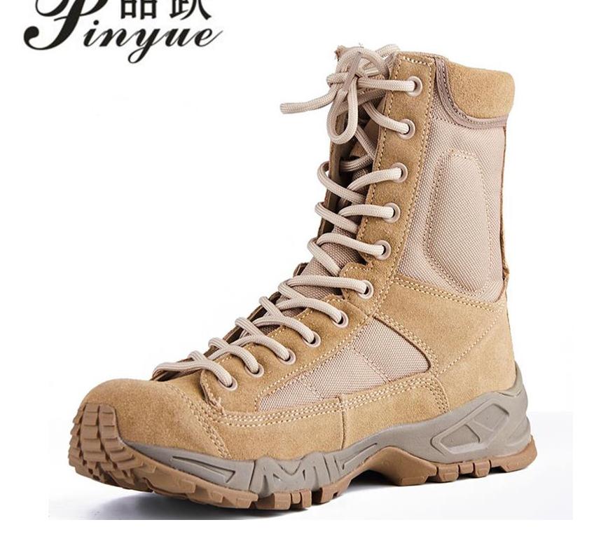 New Sport Army Men Combat Tactical Boots Outdoor Hiking Desert Leather Ankle Boots Military Male Combat Shoes Botas Hombre, Black
New Sport Army Men Combat Tactical Boots Outdoor Hiking Desert Leather Ankle Boots Military Male Combat Shoes Botas Hombre, Black